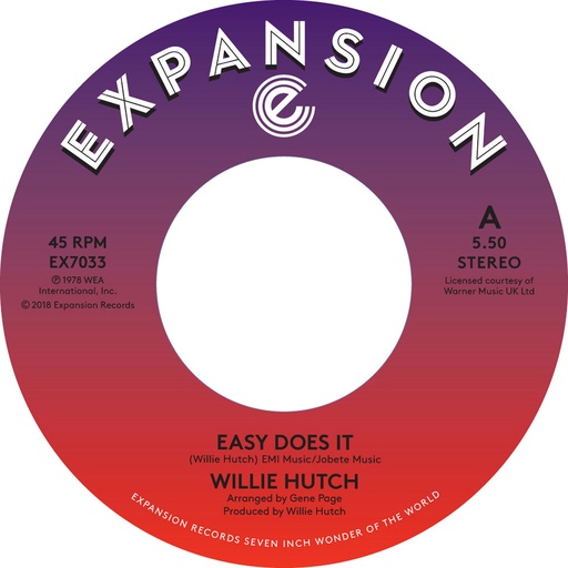 [EX7033] Willie Hutch, Easy Does It