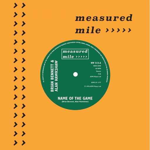[NW 513] Brian Bennett & Alan Hawkshaw, Name Of The Game / Dave Richmond, Confunktion,