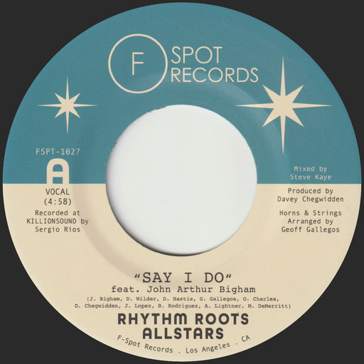 [FSPT1027] Rhythm Roots Allstars, Say I Do b/w Island Hustle