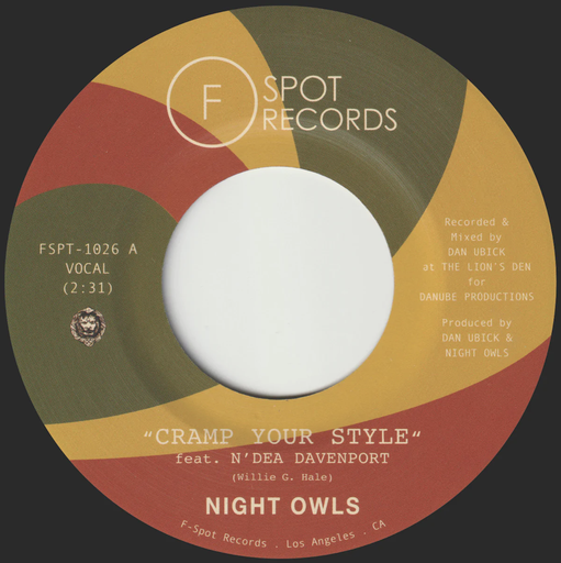 [FSPT1026] Night Owls, Cramp Your Style (feat. N’Dea Davenport) b/w Your Old Standby (feat. Trish Toledo)