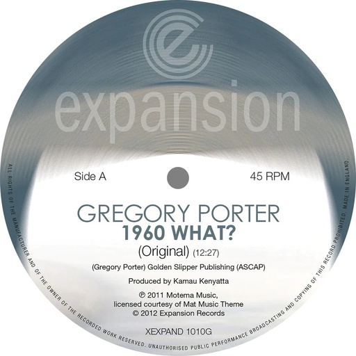 [XEXPAND1010G] Gregory Porter, 1960 What?