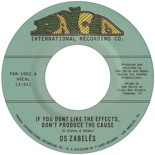 [PAN1002] Os Zabelês, If You Don’t Like the Effects, Don’t Produce the Cause b/w Back In Our Minds