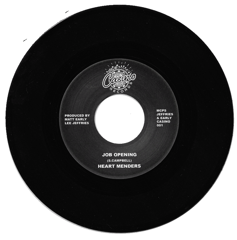 [CASIN0 001] Heart Menders, Job Opening / Blank (One Sided 7”)