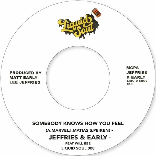 [LS 008] Jeffries & Early, Somebody Knows How I Feel / Blank  (One Sided 7”)