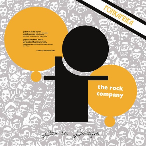 [PMG065LP] Ofo The Rock Company Live In Europe, Fonk Afrika