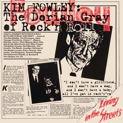 [MR 407 | MONO-TONE 038] Kim Fowley, Living In The Streets